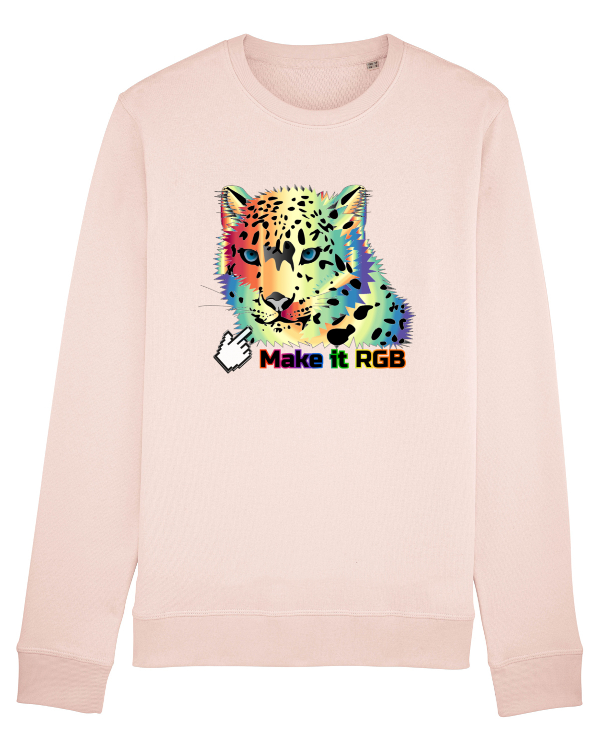 Bluză mânecă lungă Unisex Rise Candy Pink