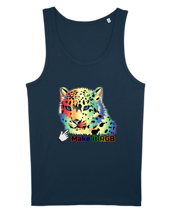 RGB Leopard Navy