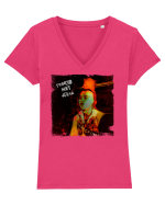 the exploited- punks not dead Tricou mânecă scurtă guler V Damă Evoker