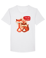 Veverițe Tricou mânecă scurtă guler larg Bărbat Skater