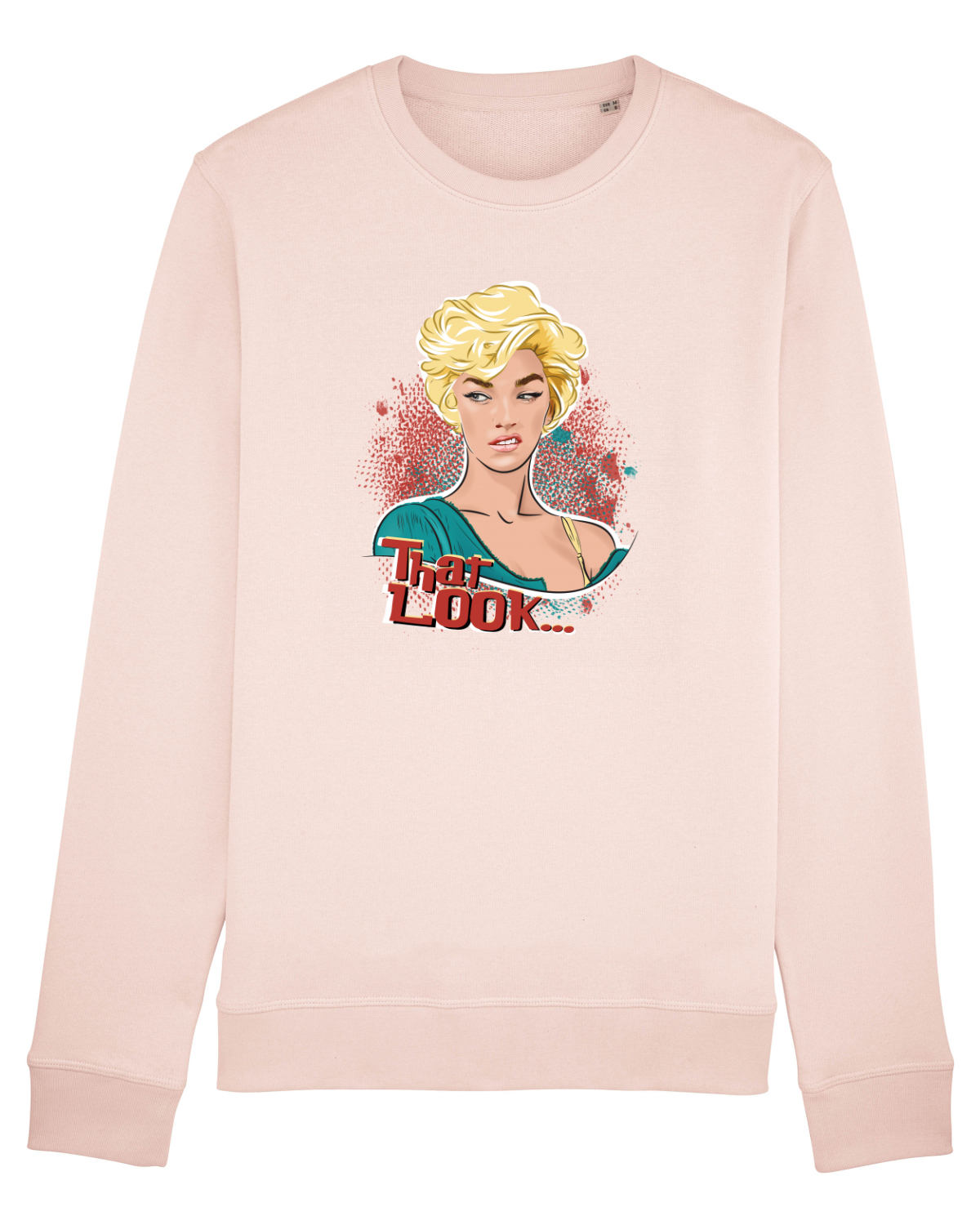 Bluză mânecă lungă Unisex Rise Candy Pink