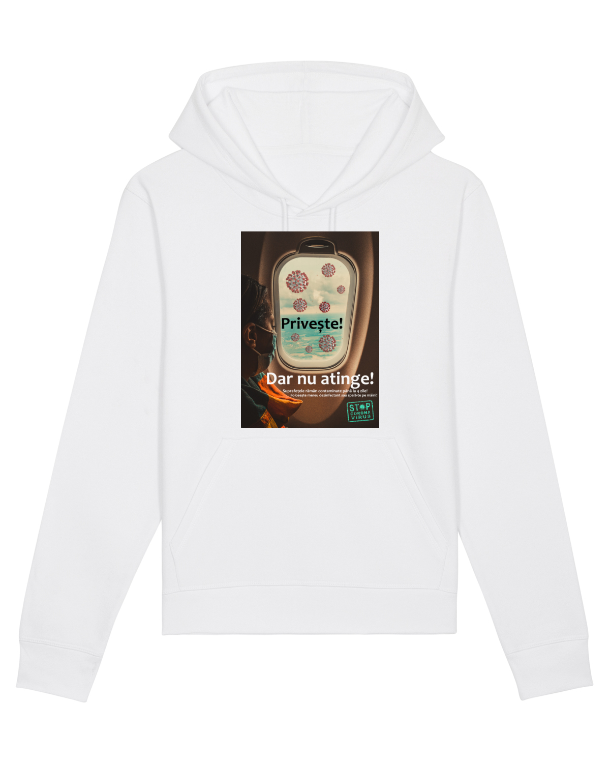 Hanorac Unisex Drummer White