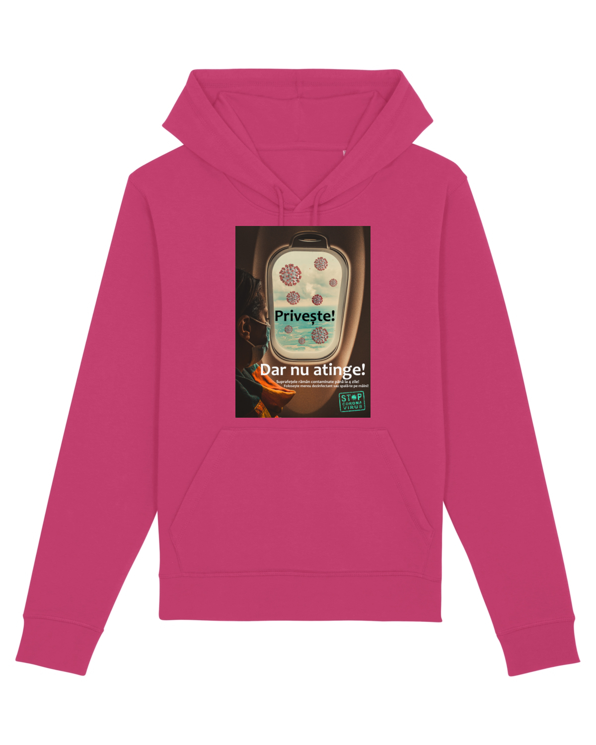 Hanorac Unisex Drummer Raspberry