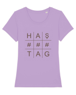 HAŞTAG Tricou mânecă scurtă guler larg fitted Damă Expresser