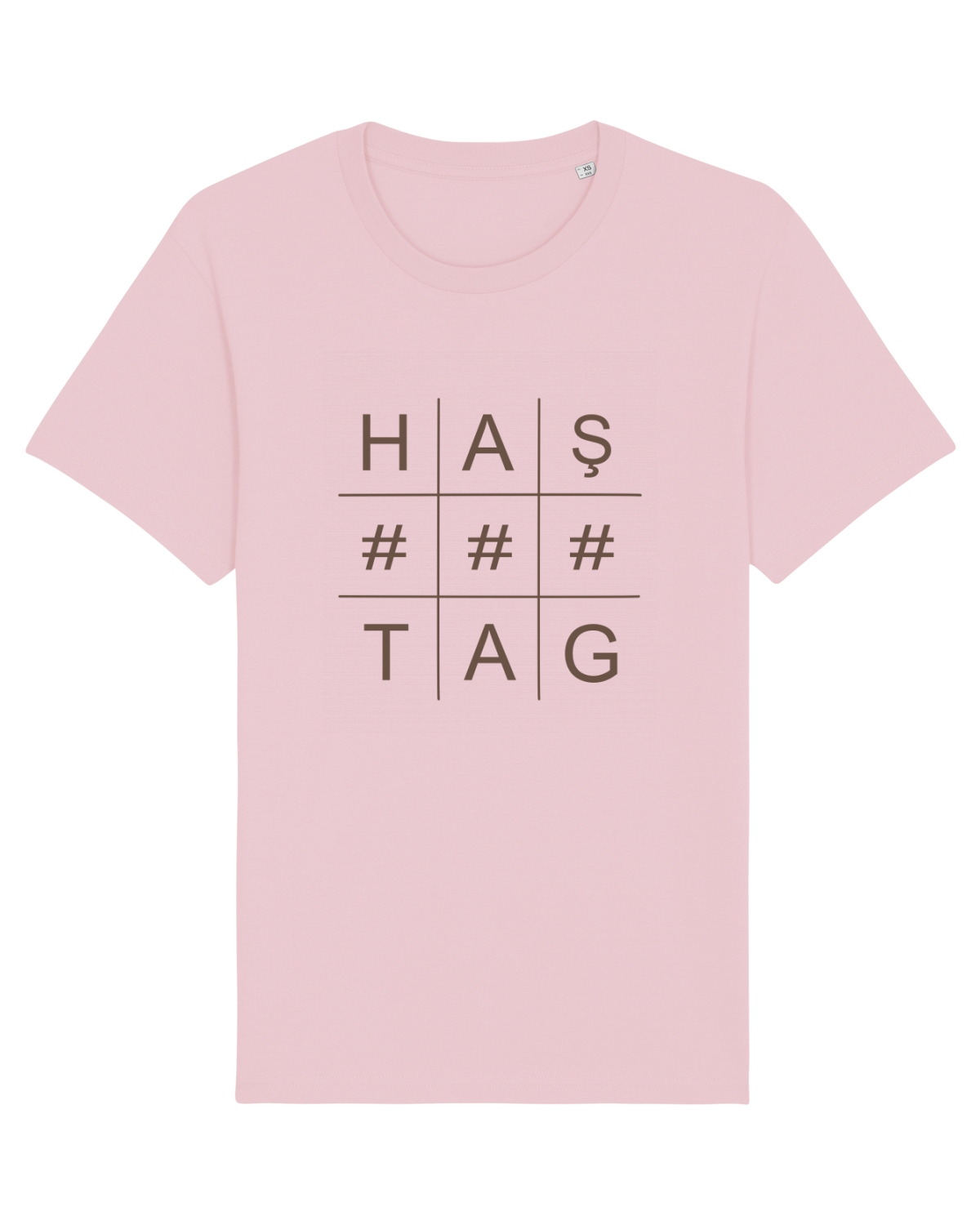 Tricou mânecă scurtă Unisex Rocker Cotton Pink