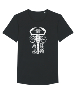 Scorpion Strength Tricou mânecă scurtă guler larg Bărbat Skater