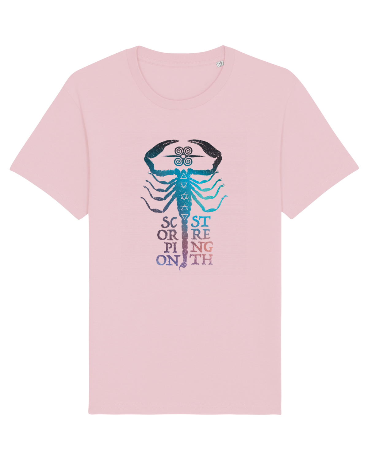 Tricou mânecă scurtă Unisex Rocker Cotton Pink