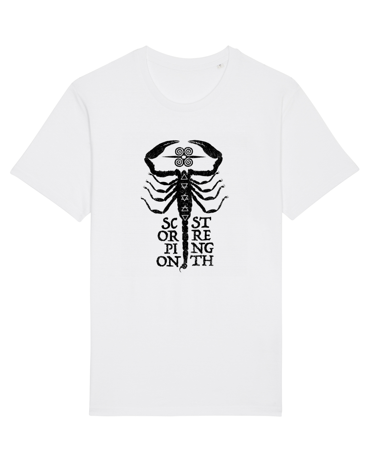 Tricou mânecă scurtă Unisex Rocker White