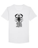 Scorpion Strength Tricou mânecă scurtă guler larg Bărbat Skater