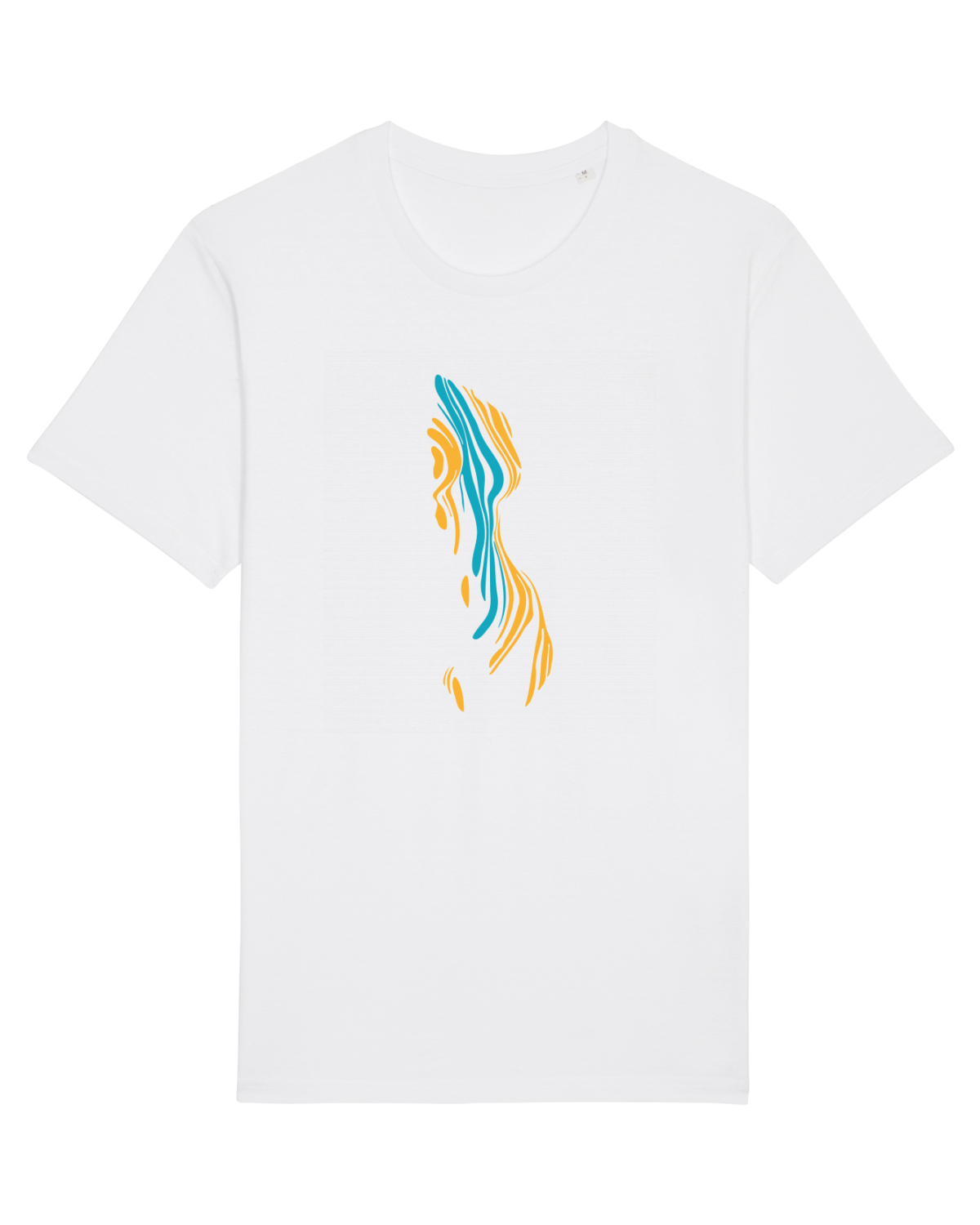 Tricou mânecă scurtă Unisex Rocker White
