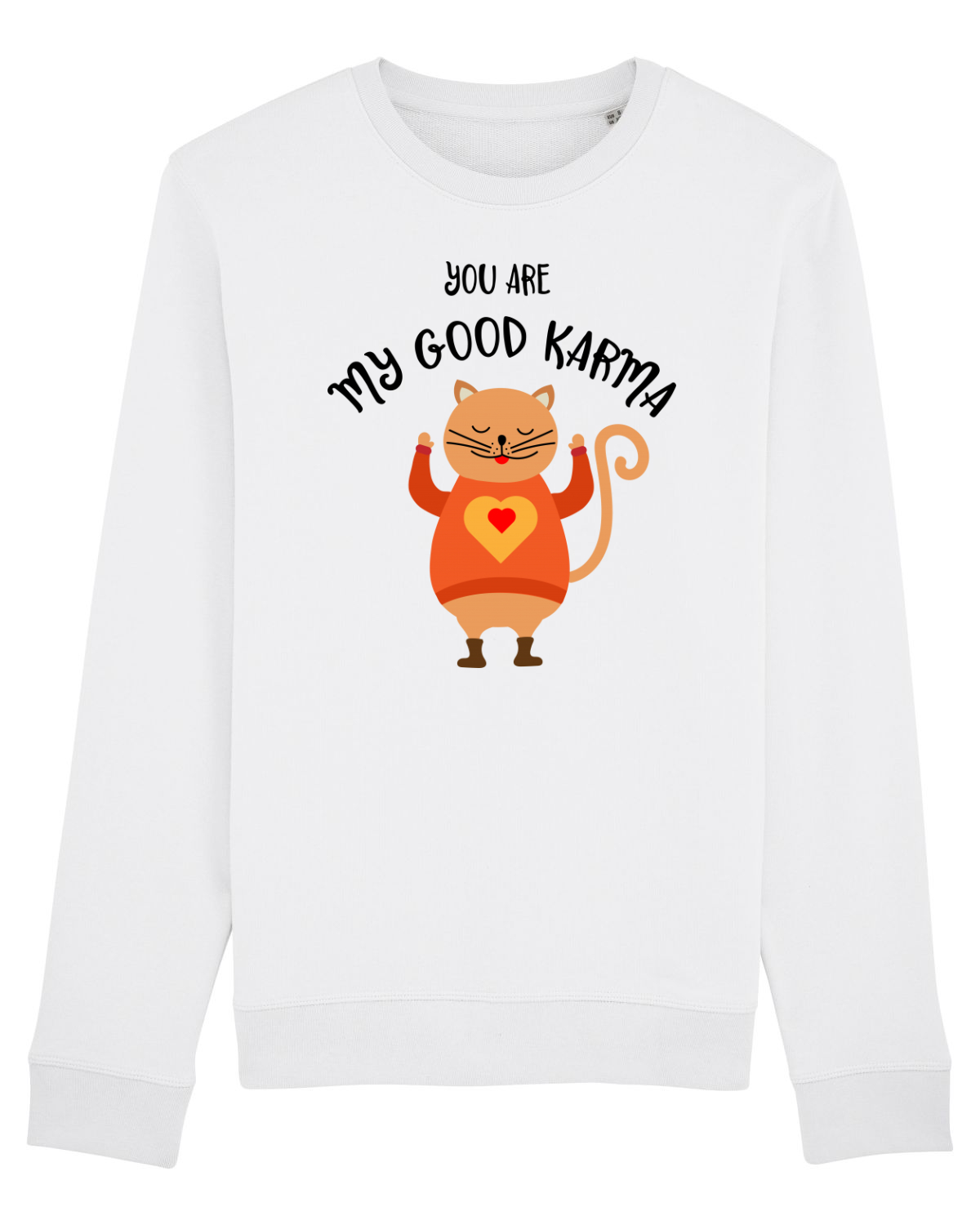 Bluză mânecă lungă Unisex Rise White