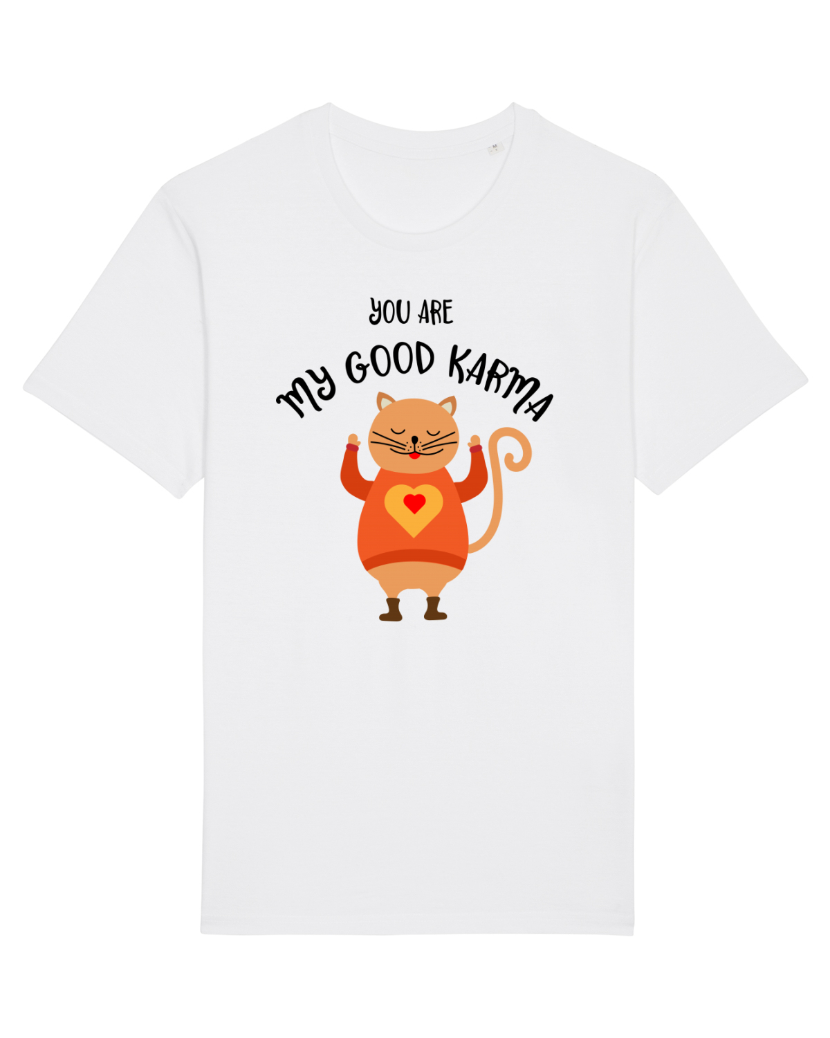 Tricou mânecă scurtă Unisex Rocker White