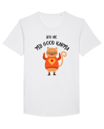Karma Tricou mânecă scurtă guler larg Bărbat Skater