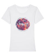 It's Bigger on the inside Tricou mânecă scurtă guler larg fitted Damă Expresser