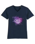 Art addicted Tricou mânecă scurtă guler V Bărbat Presenter