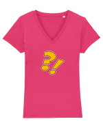 ?! Tricou mânecă scurtă guler V Damă Evoker