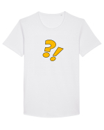 ?! Tricou mânecă scurtă guler larg Bărbat Skater