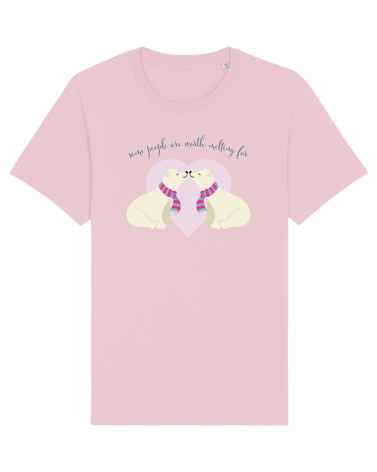 Tricou mânecă scurtă Unisex Rocker Cotton Pink