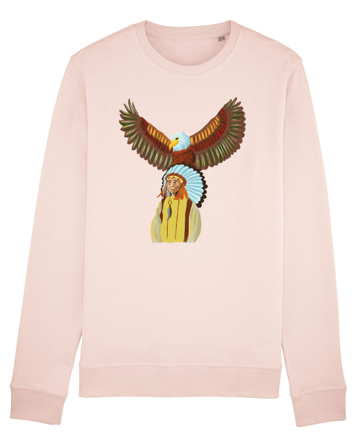 Bluză mânecă lungă Unisex Rise Candy Pink