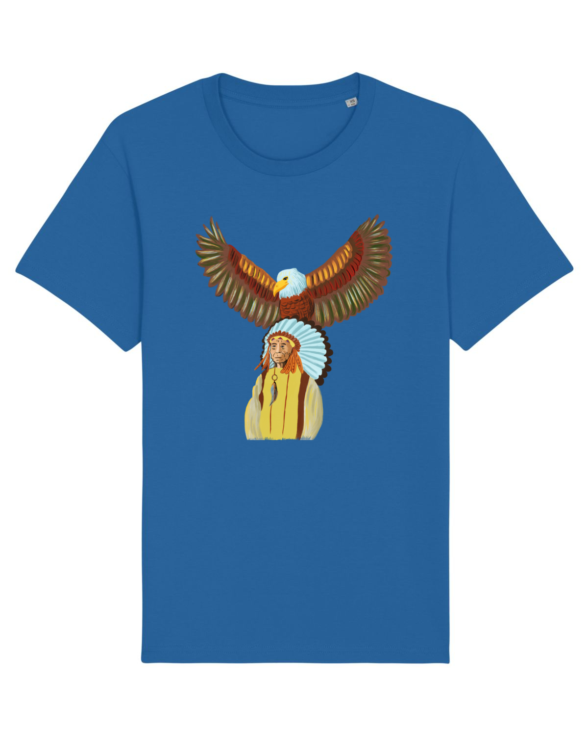 Tricou mânecă scurtă Unisex Rocker Royal Blue