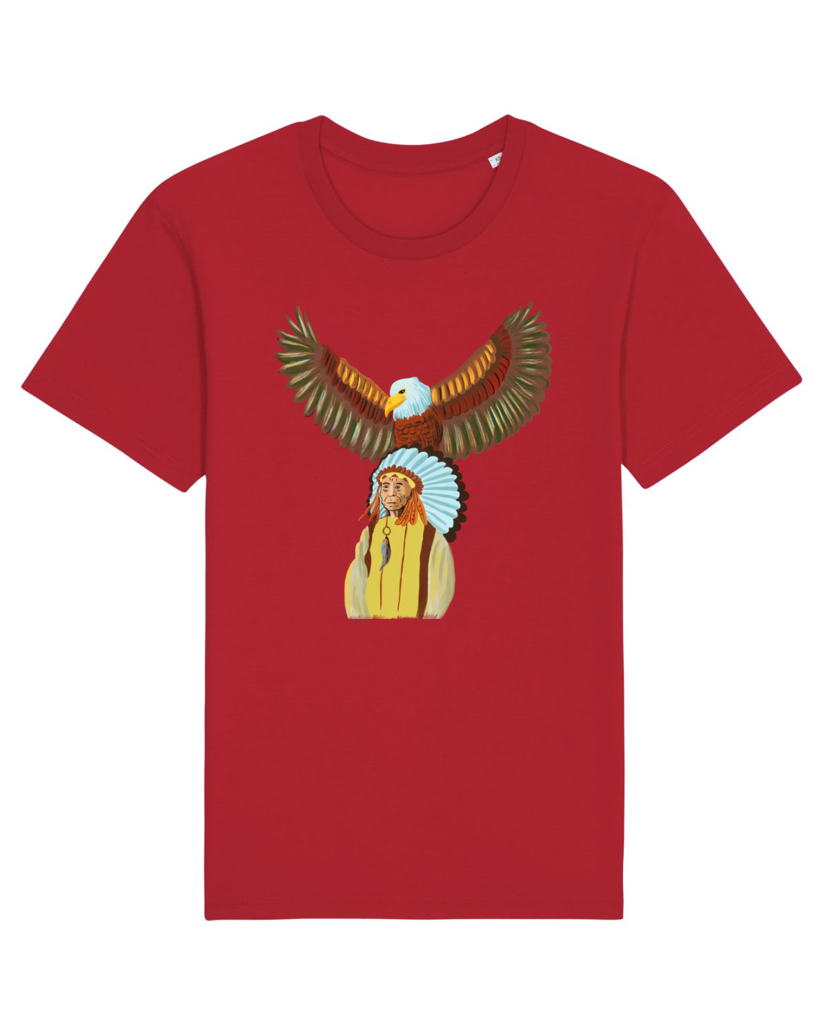 Tricou mânecă scurtă Unisex Rocker Red