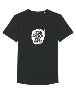 Cum am ajuns aici? Tricou mânecă scurtă guler larg Bărbat Skater