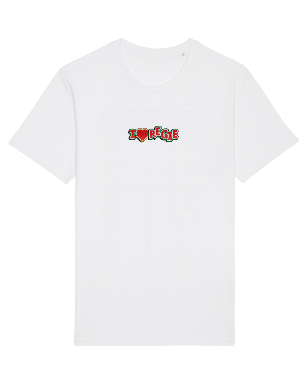 Tricou mânecă scurtă Unisex Rocker White
