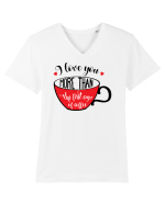Mai mult decât prima cafea Tricou mânecă scurtă guler V Bărbat Presenter