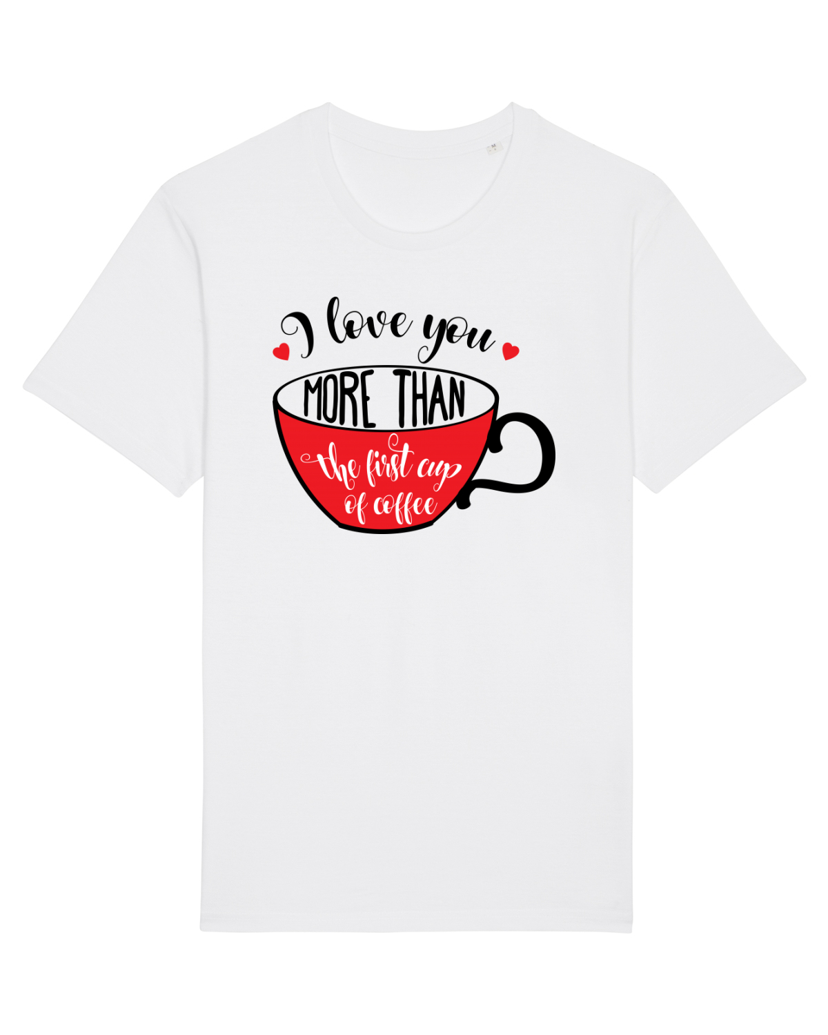 Tricou mânecă scurtă Unisex Rocker White