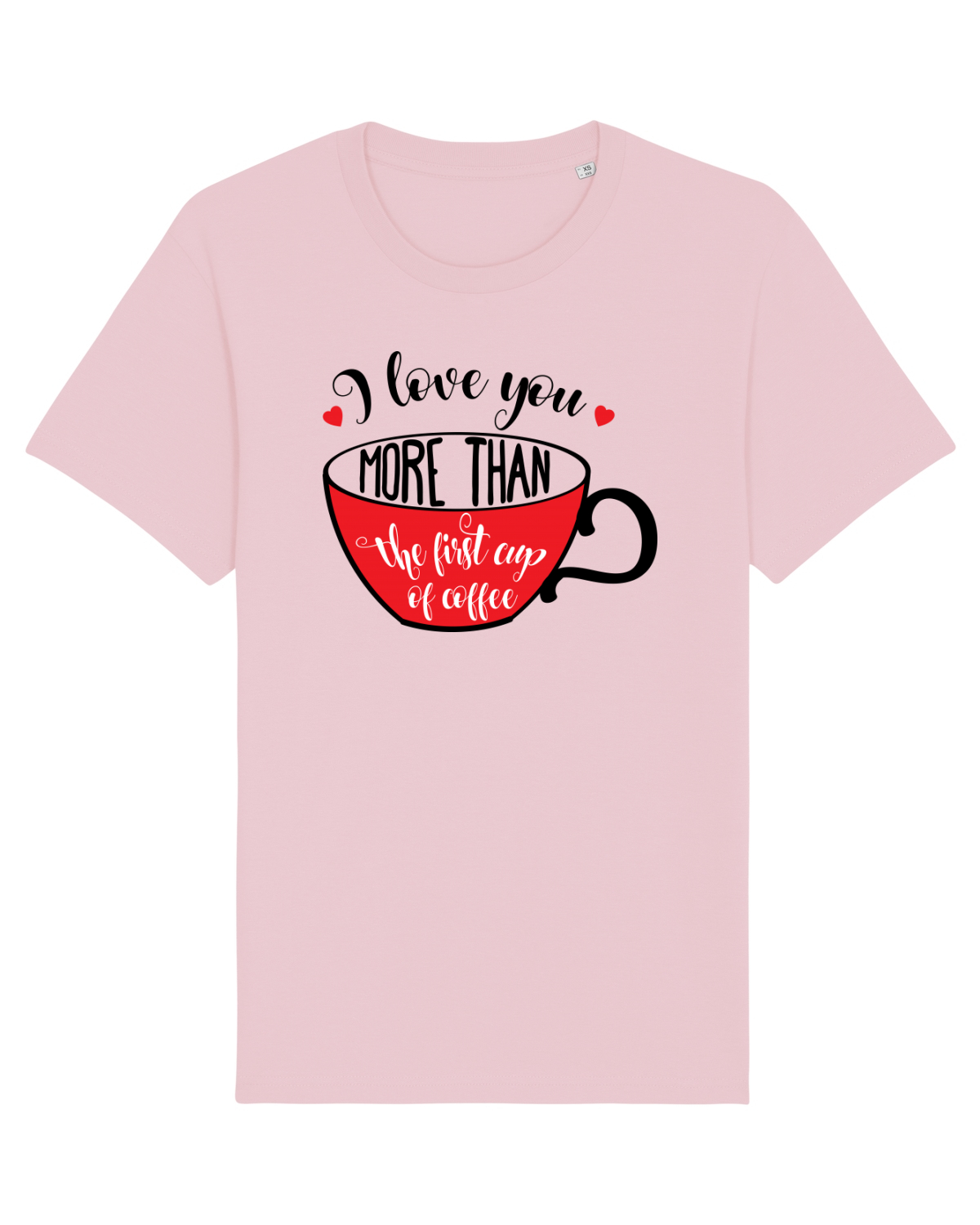 Tricou mânecă scurtă Unisex Rocker Cotton Pink