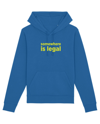 somewhere is legal Royal Blue