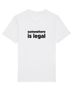 somewhere is legal Tricou mânecă scurtă Unisex Rocker