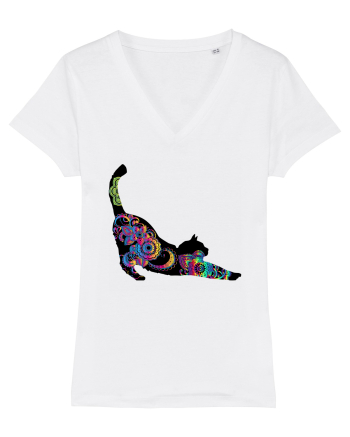 Tattooed Cat White