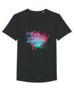 ARTIST Tricou mânecă scurtă guler larg Bărbat Skater