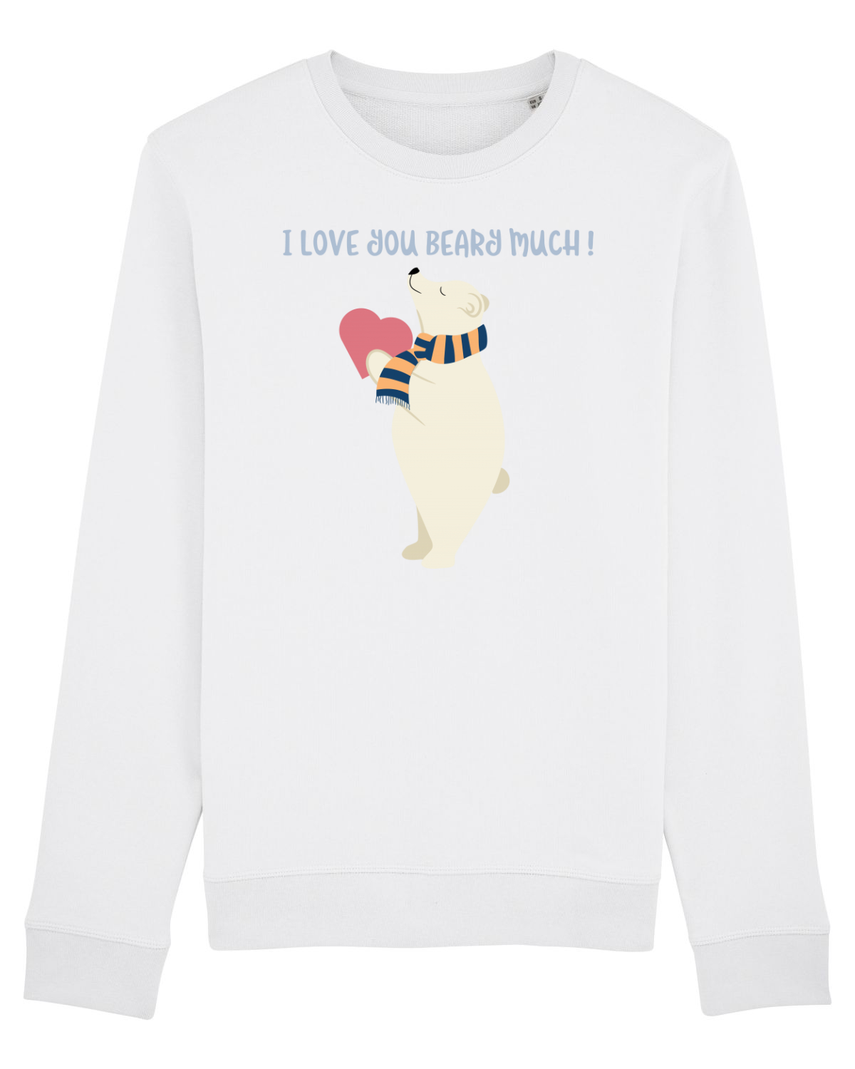 Bluză mânecă lungă Unisex Rise White