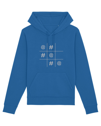 Modern X și O Royal Blue