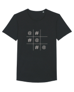 Modern X și O Tricou mânecă scurtă guler larg Bărbat Skater
