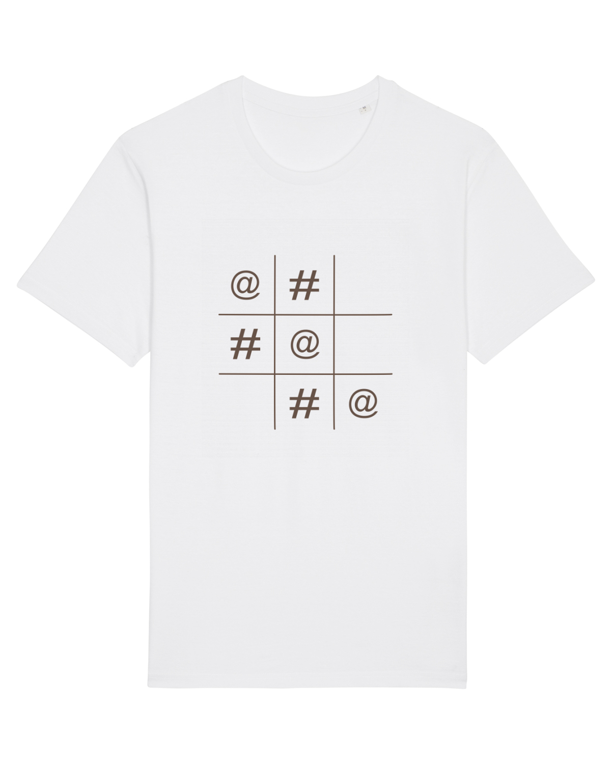 Tricou mânecă scurtă Unisex Rocker White