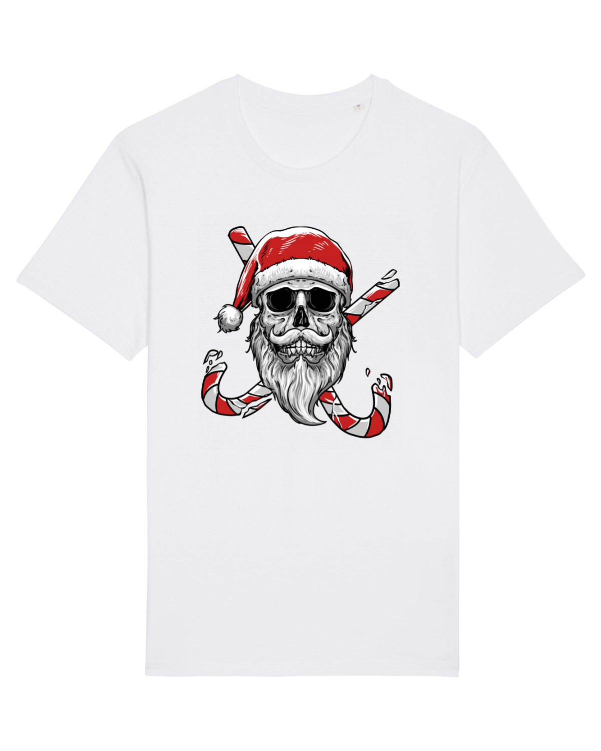 Tricou mânecă scurtă Unisex Rocker White