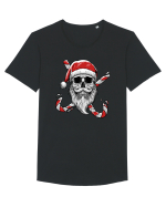 Un Mos Craciun de cosmar Tricou mânecă scurtă guler larg Bărbat Skater