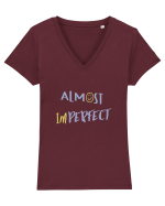 Aproape ImPerfect Tricou mânecă scurtă guler V Damă Evoker