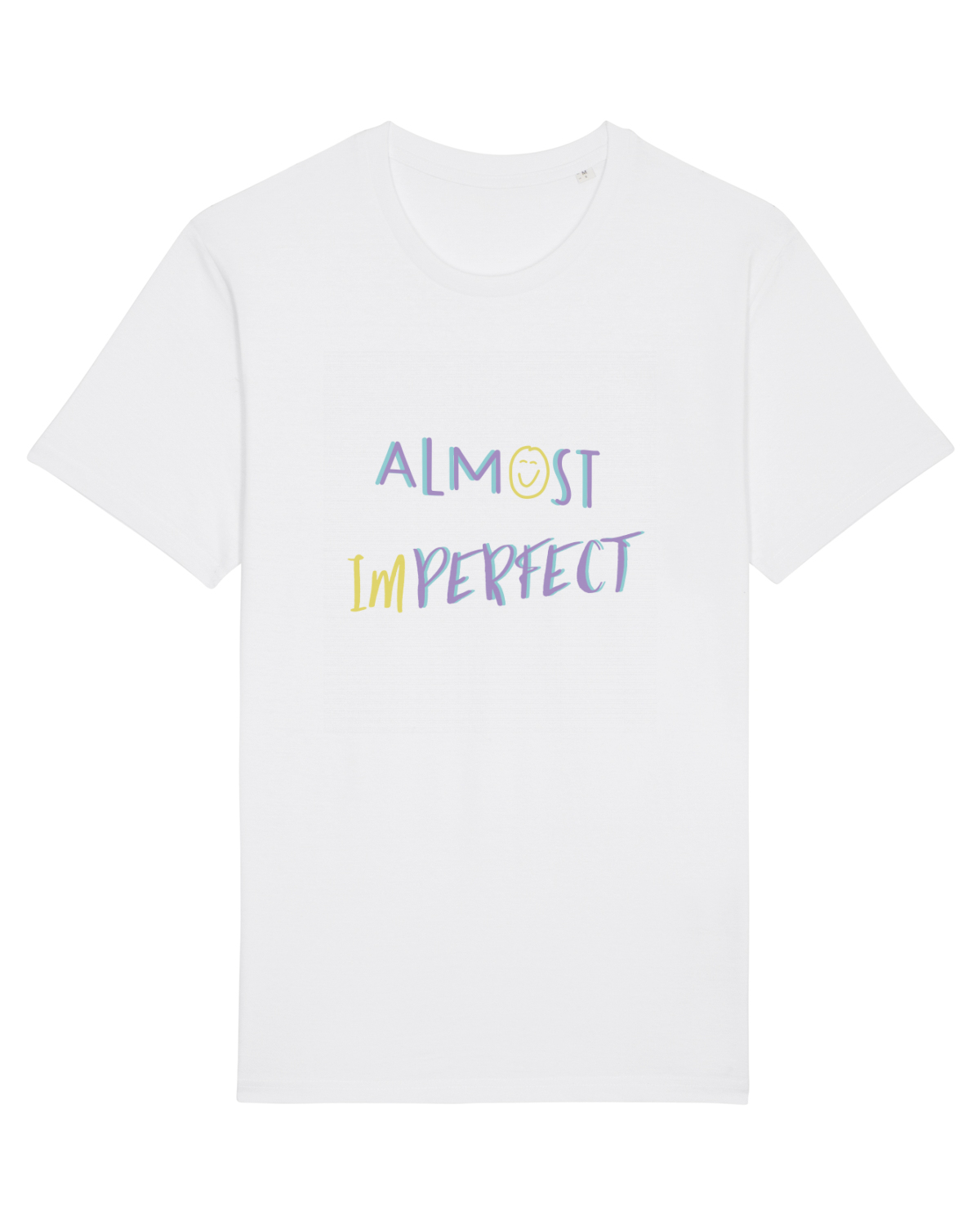 Tricou mânecă scurtă Unisex Rocker White