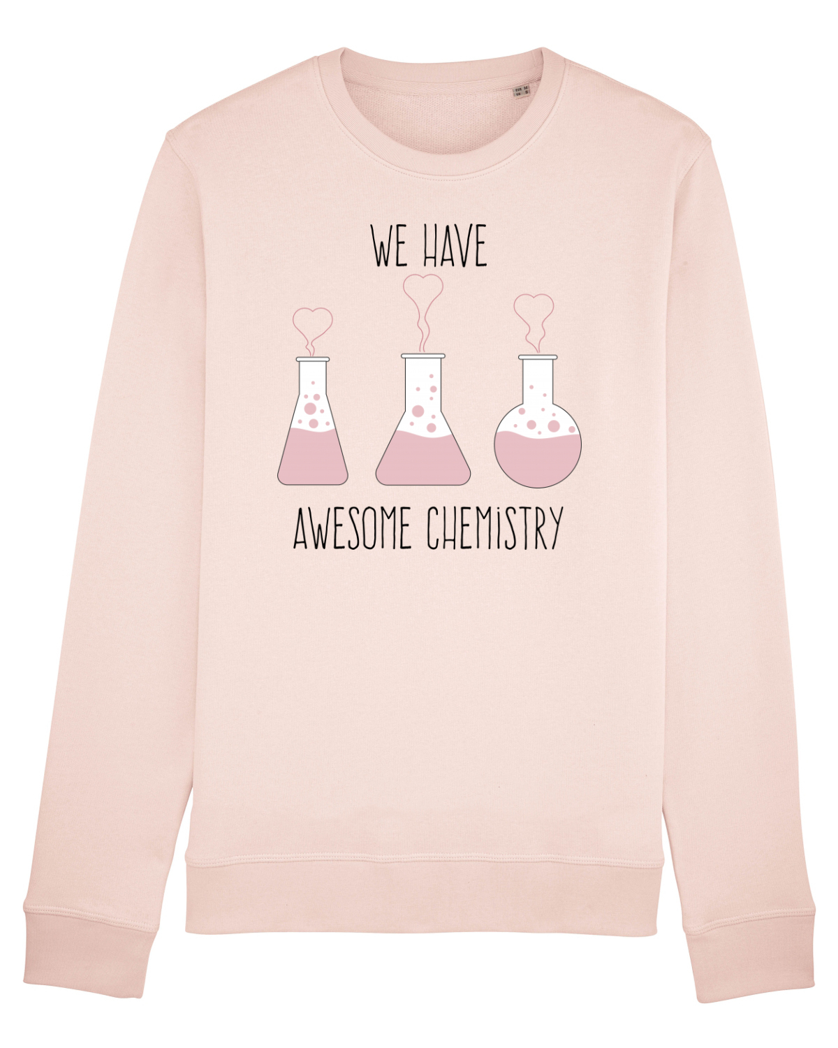 Bluză mânecă lungă Unisex Rise Candy Pink