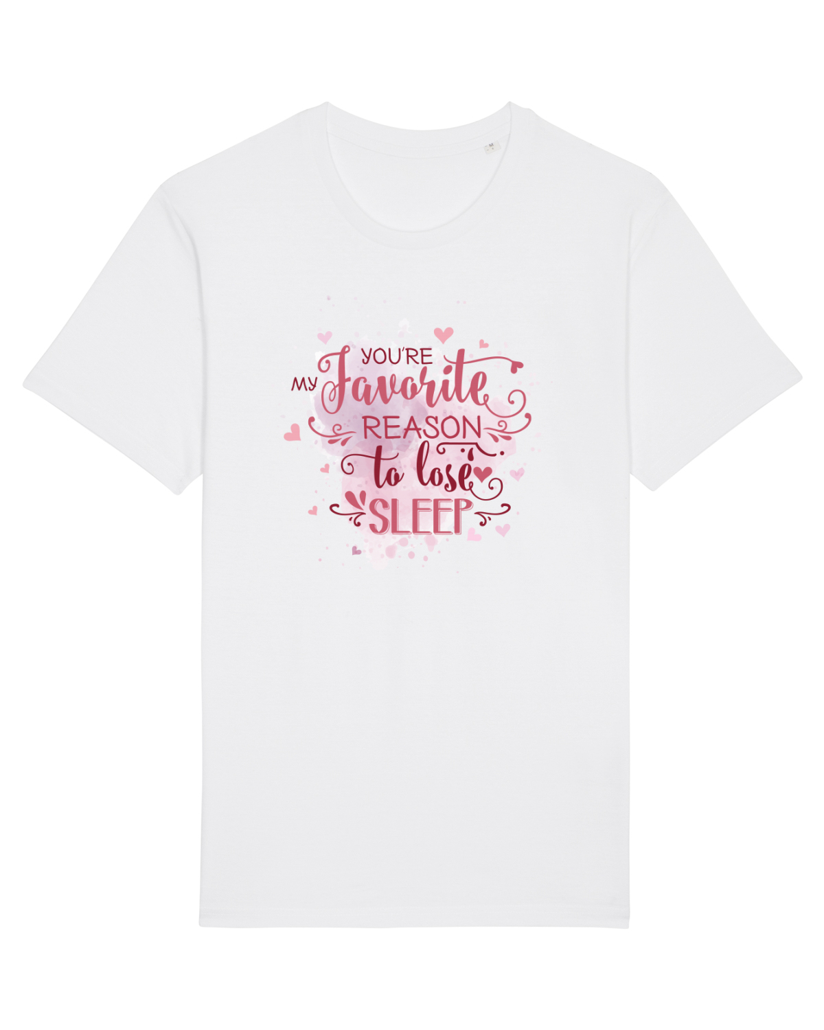 Tricou mânecă scurtă Unisex Rocker White