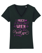 Sunt mai mult din mine Tricou mânecă scurtă guler V Damă Evoker
