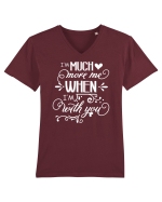 Sunt mai mult din mine Tricou mânecă scurtă guler V Bărbat Presenter