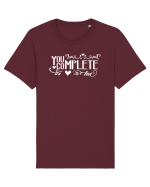 Tu mă completezi Tricou mânecă scurtă Unisex Rocker