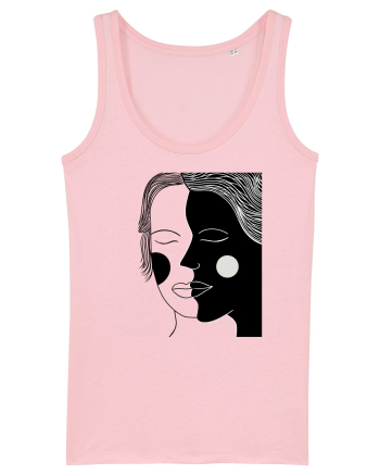 alb negru Cotton Pink