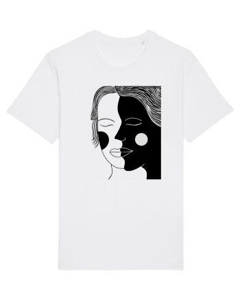 alb negru White