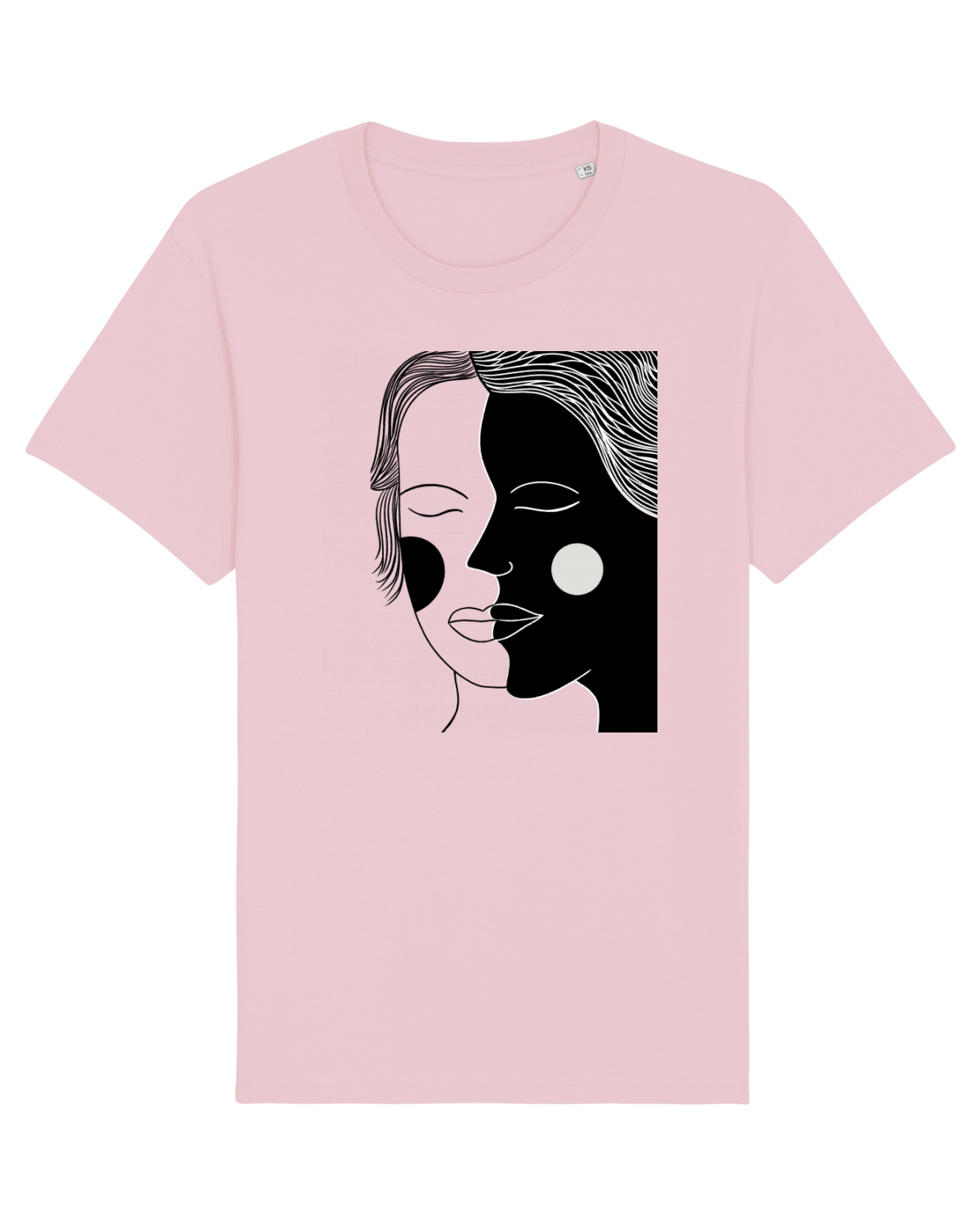 Tricou mânecă scurtă Unisex Rocker Cotton Pink